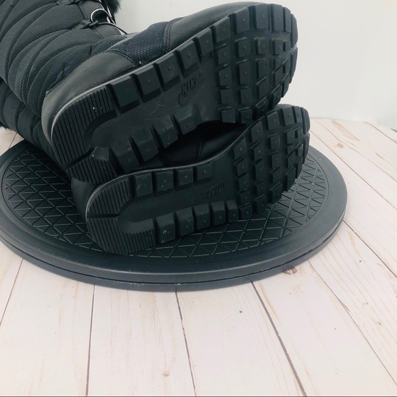 Nike women’s hi 3 Black‎ winter lace up boots 6 - Picture 10 of 11